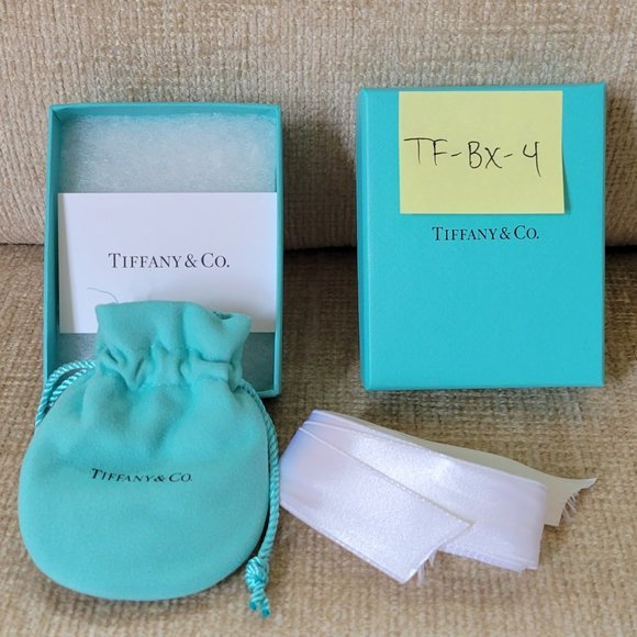 Authentic Tiffany & Co. Jewelry Box and Bag - Picture 1 of 4
